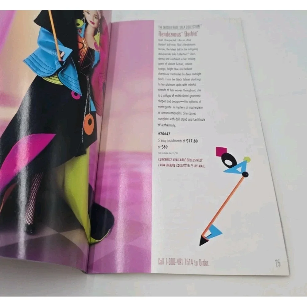 Barbie Doll Collector Magazine Catalog 1998 . Elvis, Lucy, Vera Wang , Sisters